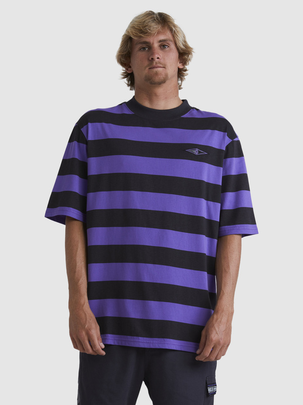 Quiksilver Mercury Stripe - T-shirt pour Homme Violet