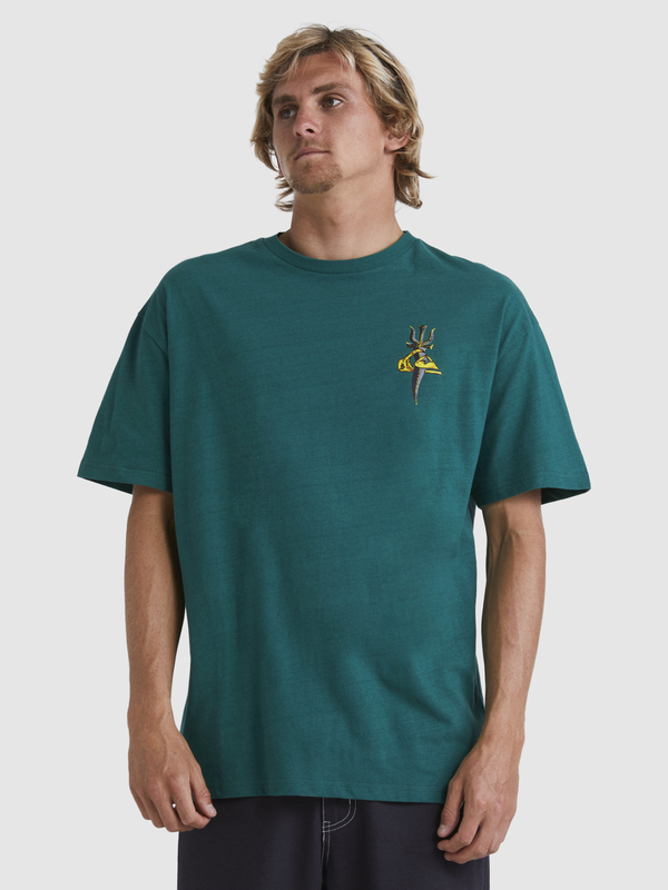 Quiksilver Tridagger - T-shirt pour Homme Vert