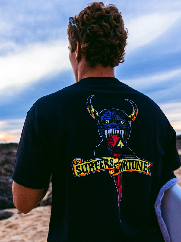 Quiksilver Boogieman - T-shirt pour Homme Noir