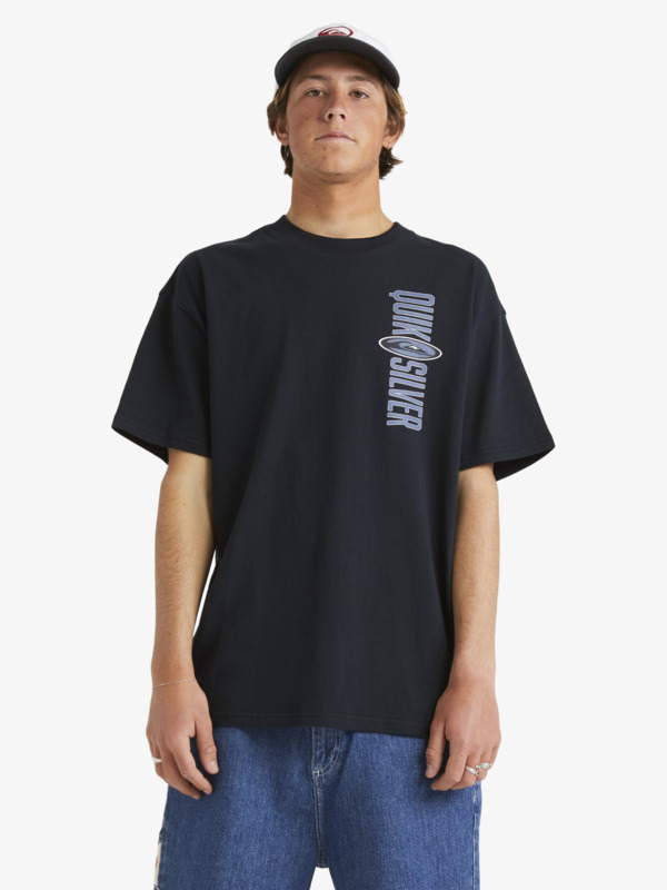 Quiksilver Luna - T-shirt oversize pour Homme Noir