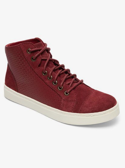 Melbourne - Baskets en cuir mi-Hautes pour Femme - Rouge - Roxy