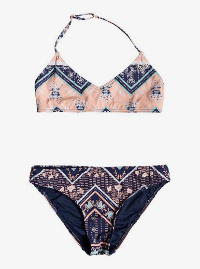 Heart In The Waves - Haut de bikini bralette triangle pour Fille 8-16 ans - Bleu - Roxy