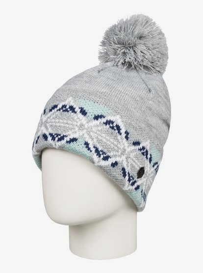 Lizzie - Bonnet à pompon pour Femme - Gris - Roxy