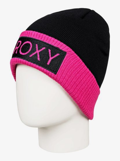 Valley - Bonnet à revers pour Femme - Noir - Roxy