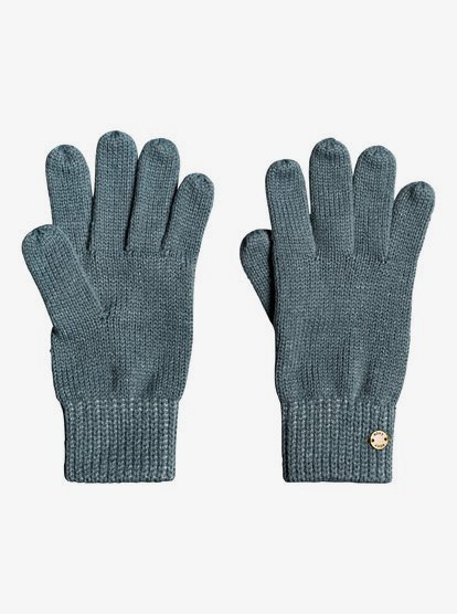 An Eye On - Gants en tricot pour Femme - Bleu - Roxy