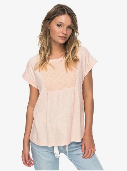 Cloud Discover - Top à manches courtes pour Femme - Rose - Roxy