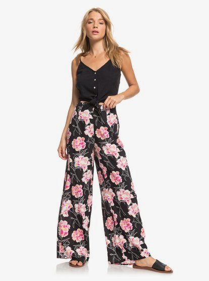 Image of Beside Me Wide Leg Viscose Pants