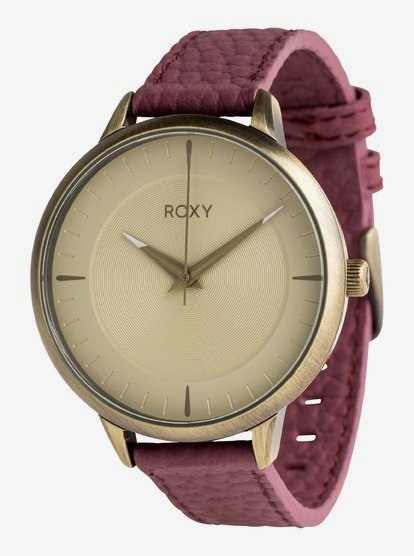 Avenue Leather - Montre analogique pour Femme - Jaune - Roxy