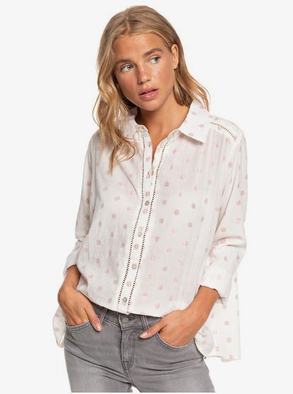 Urban Earth - Chemise manches longues légère pour Femme - Blanc - Roxy