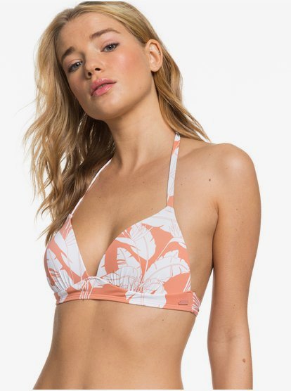 Printed Beach Classics Moulded Triangle Bikini Top Roxy