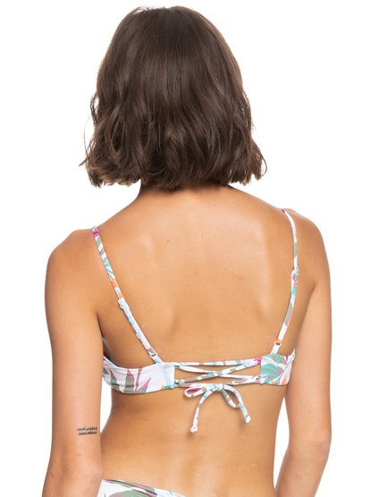 Beach Classics Athletic Triangle Bikini Top For Women Roxy