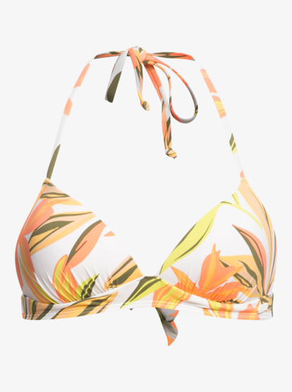 Printed Beach Classics Triangle Bikini Top For Women Roxy