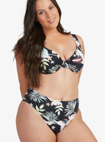 Printed Beach Classics Bas De Bikini Taille Mi Haute Pour Femme Roxy