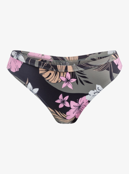 Roxy Pro The Snap Turn Cheeky Bikini Bottoms Roxy