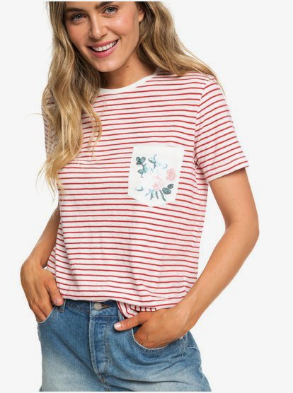 Be My Lover - T-shirt avec poche pour Femme - Rouge - Roxy