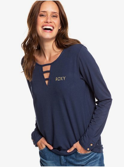 Rooftop Party - T-shirt manches longues pour Femme - Bleu - Roxy