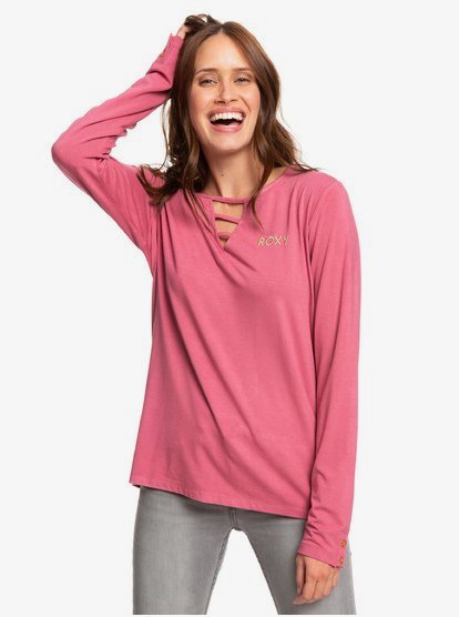 Rooftop Party - T-shirt manches longues pour Femme - Rose - Roxy