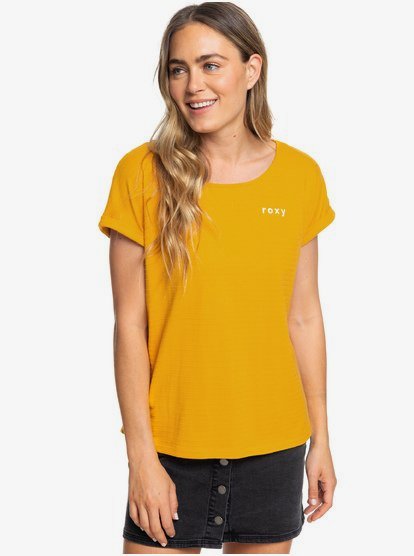 Blue Lagoon View D - T-shirt pour Femme - Jaune - Roxy