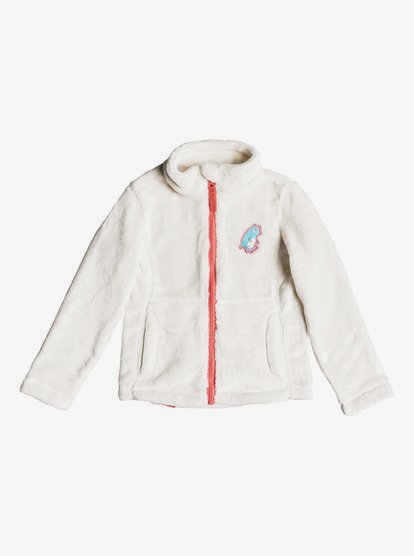 Igloo - Polaire technique zippée pour Fille 2-7 ans - Blanc - Roxy