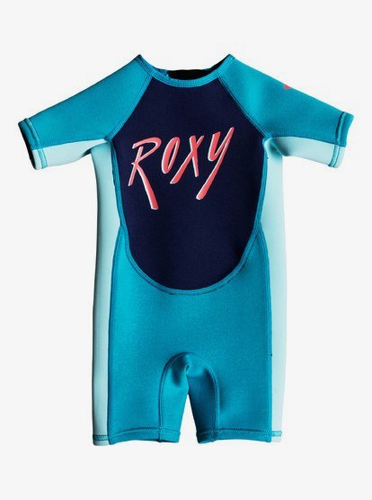 1.5mm Syncro - Springsuit manches courtes back zip pour Bébés - Bleu - Roxy