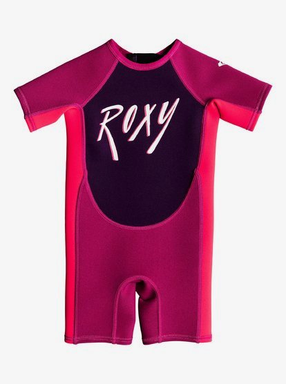 1.5mm Syncro - Springsuit manches courtes back zip pour Bébés - Rouge - Roxy