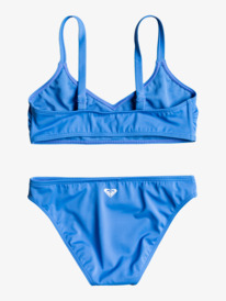 Just Good Vibes Athletic Triangle Bikini Set For Girls 8 16 Roxy