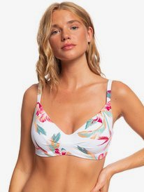 Lahaina Bay D Cup Underwired Bra Bikini Top Roxy