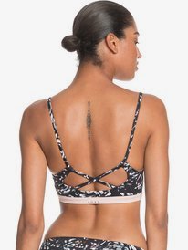 Roxy Fitness Top Sujetador De Bikini Para Mujer Roxy