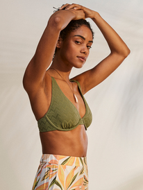 Current Coolness D Cup Underwired Bikini Top Roxy