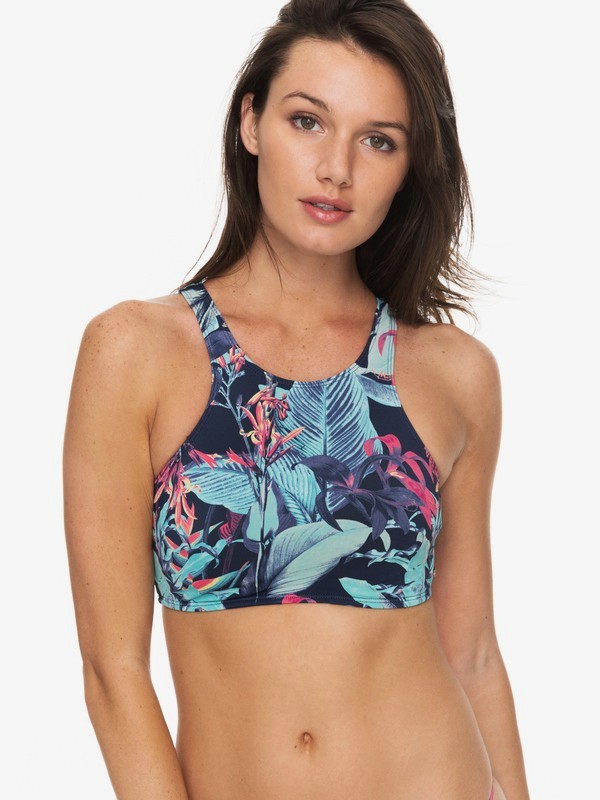 ROXY Essentials Crop Bikini Top For Women Roxy