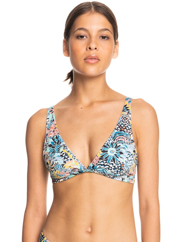 Marine Bloom Haut De Bikini Triangle Progressif Pour Femme Roxy