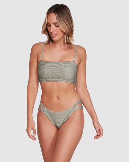 Salt Wash Bandeau Bikini Top Rvca