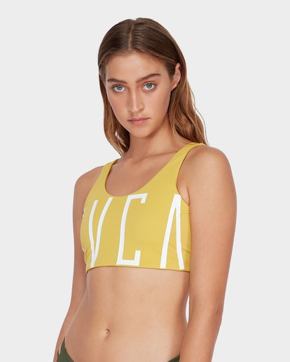 Solid Crop Bikini Top Rvca