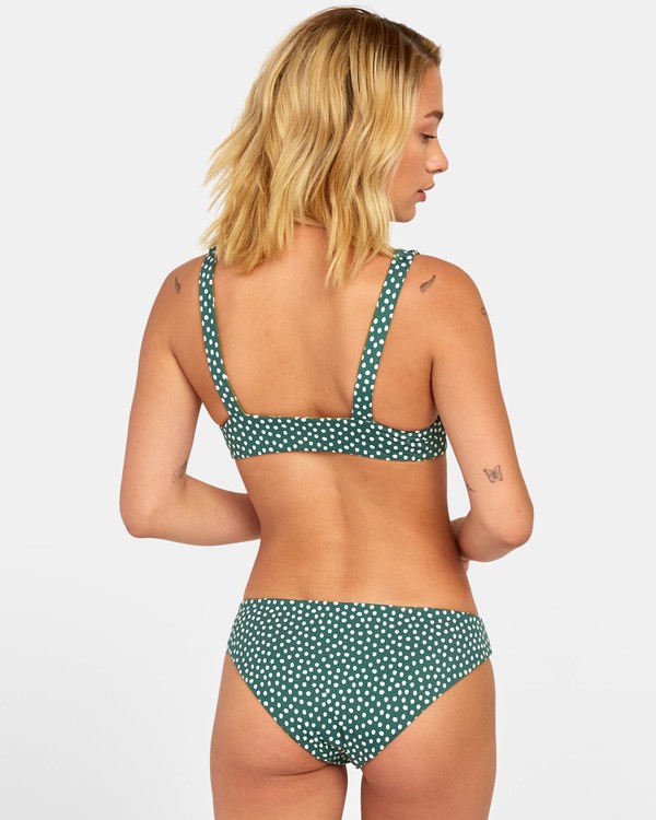 Axis Revo Tie Front Top De Bikini Para Mujer Rvca