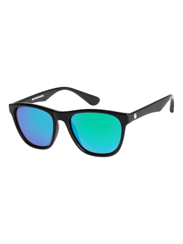 98, Kids' Boardriders Sunglasses, SHINY BLACK/ML GREEN (xskg) 0 Kids' Boardriders Sunglasses EEYEY00028 Roxy