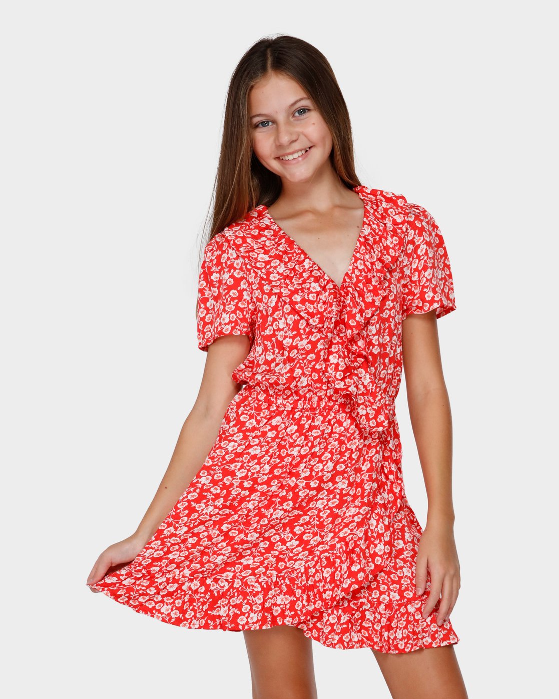 floral dress for teenage girl