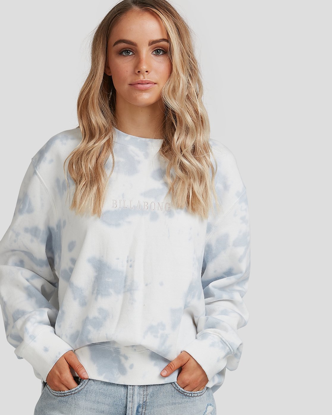 billabong tie dye jumper