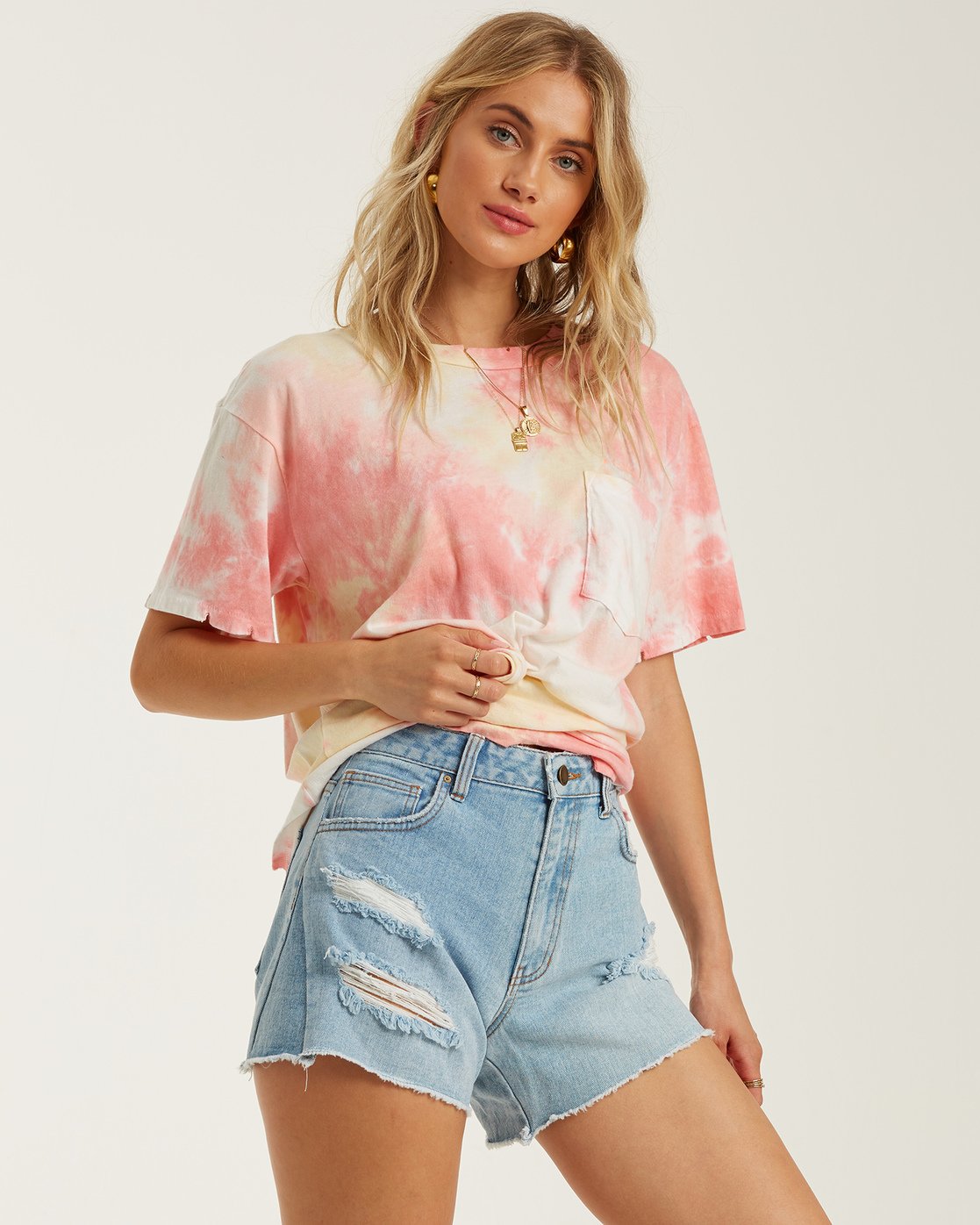 Billabong Sundays Tie Dye Short Sleeve 