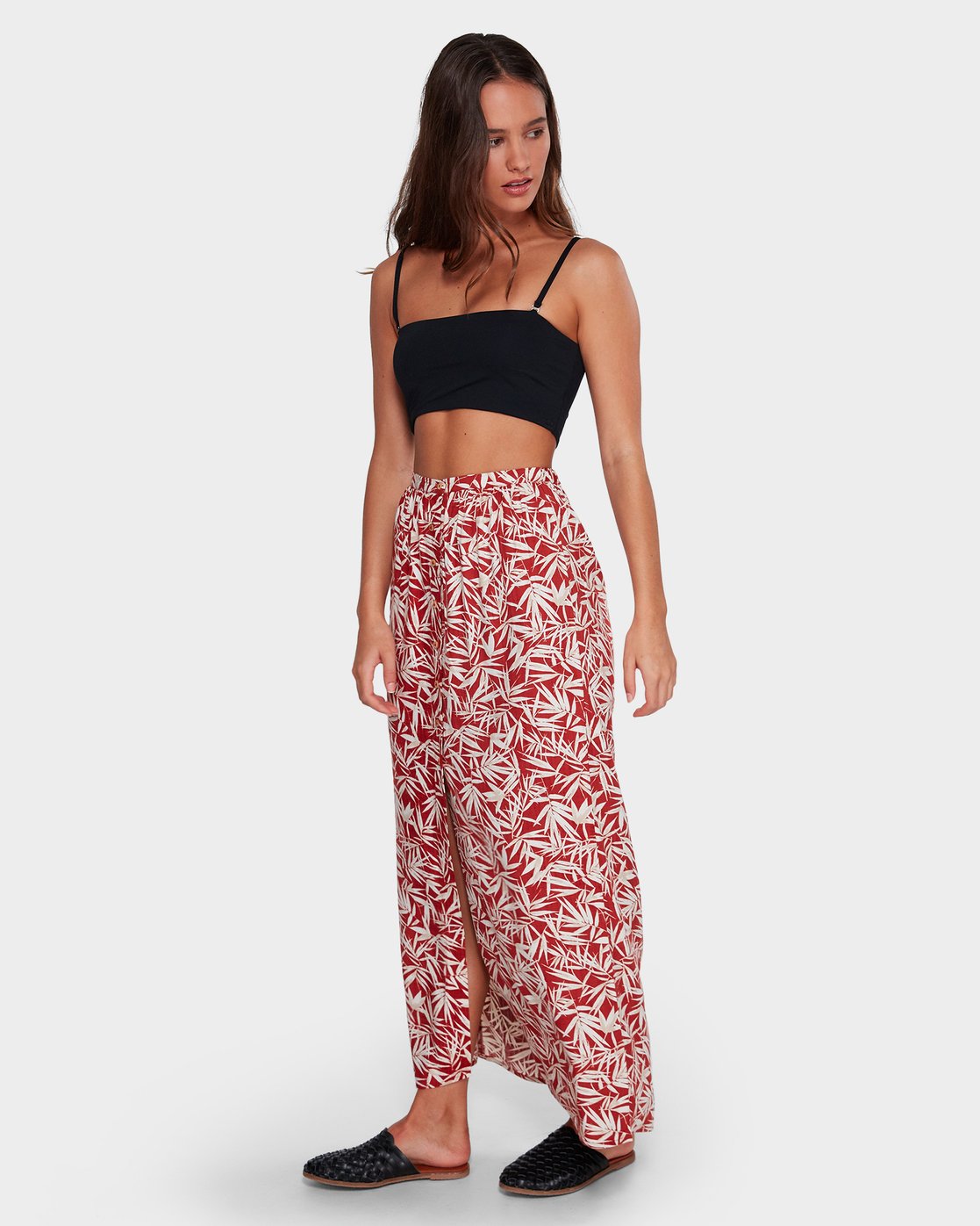 palm maxi skirt