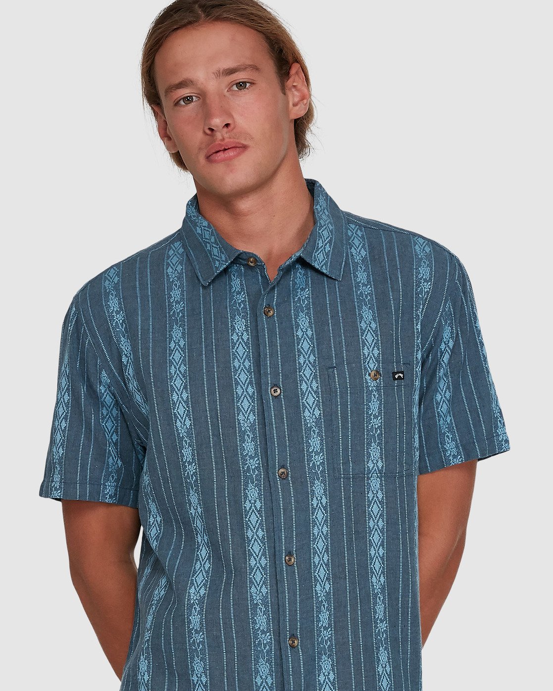 Sundays Jacquard Short Sleeve Shirt 9355844012636 Billabong