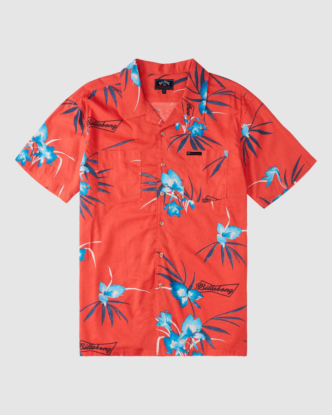 red billabong shirt