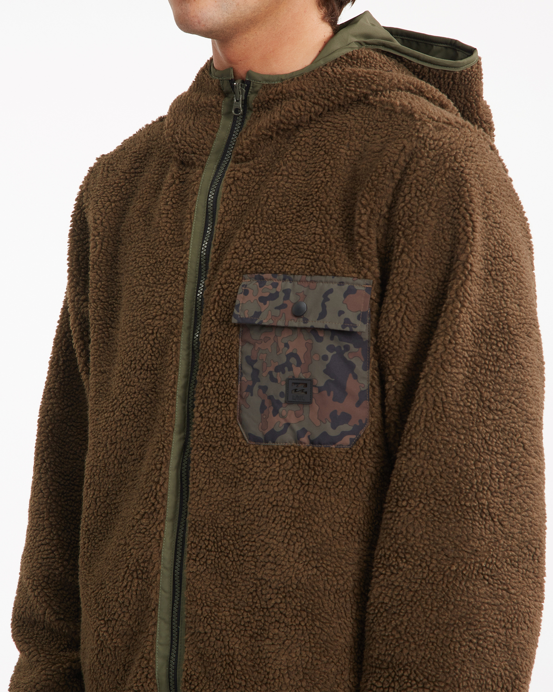 billabong fuzzy jacket