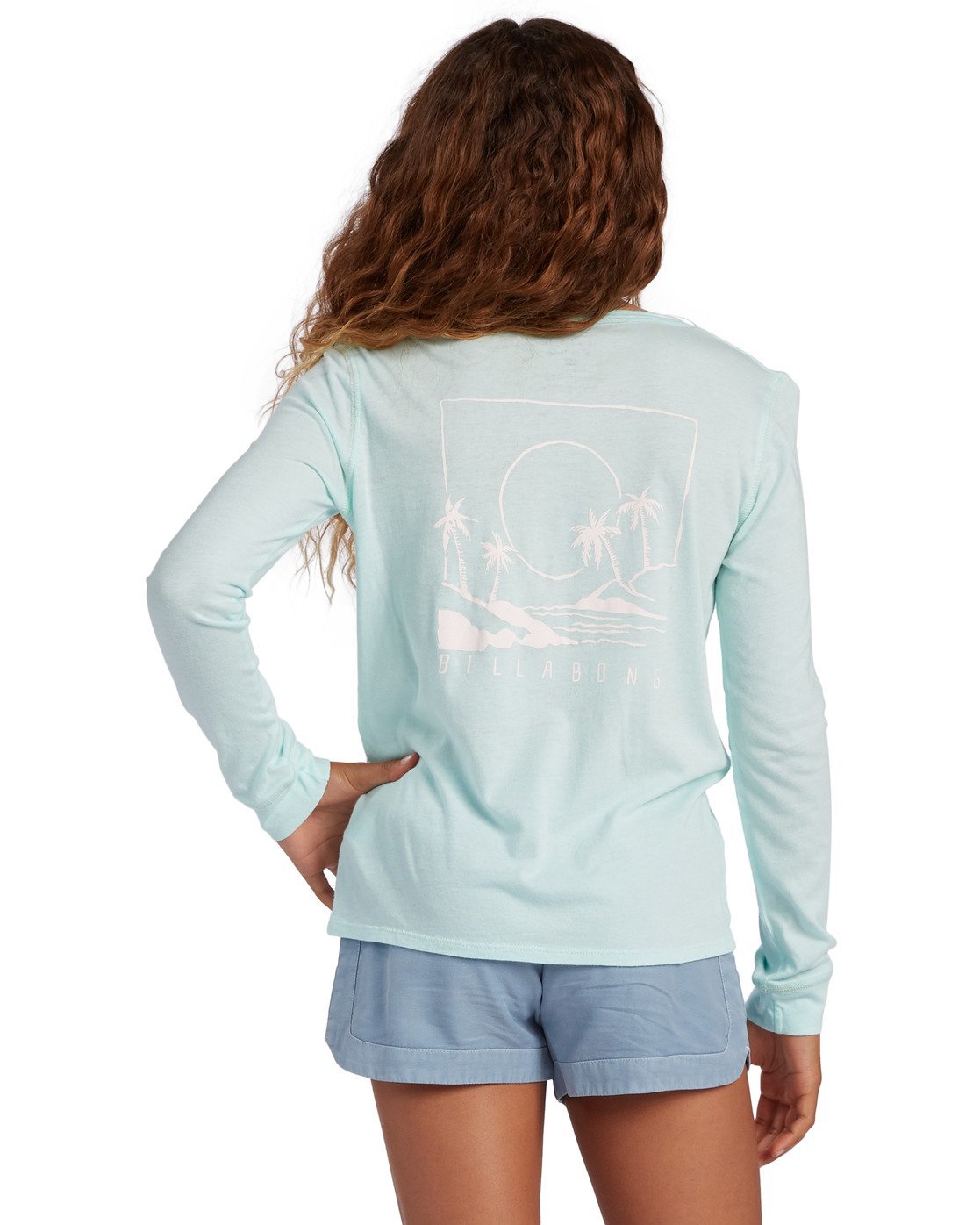 Girl S Warm Waves Long Sleeve T Shirt Abgzt Billabong