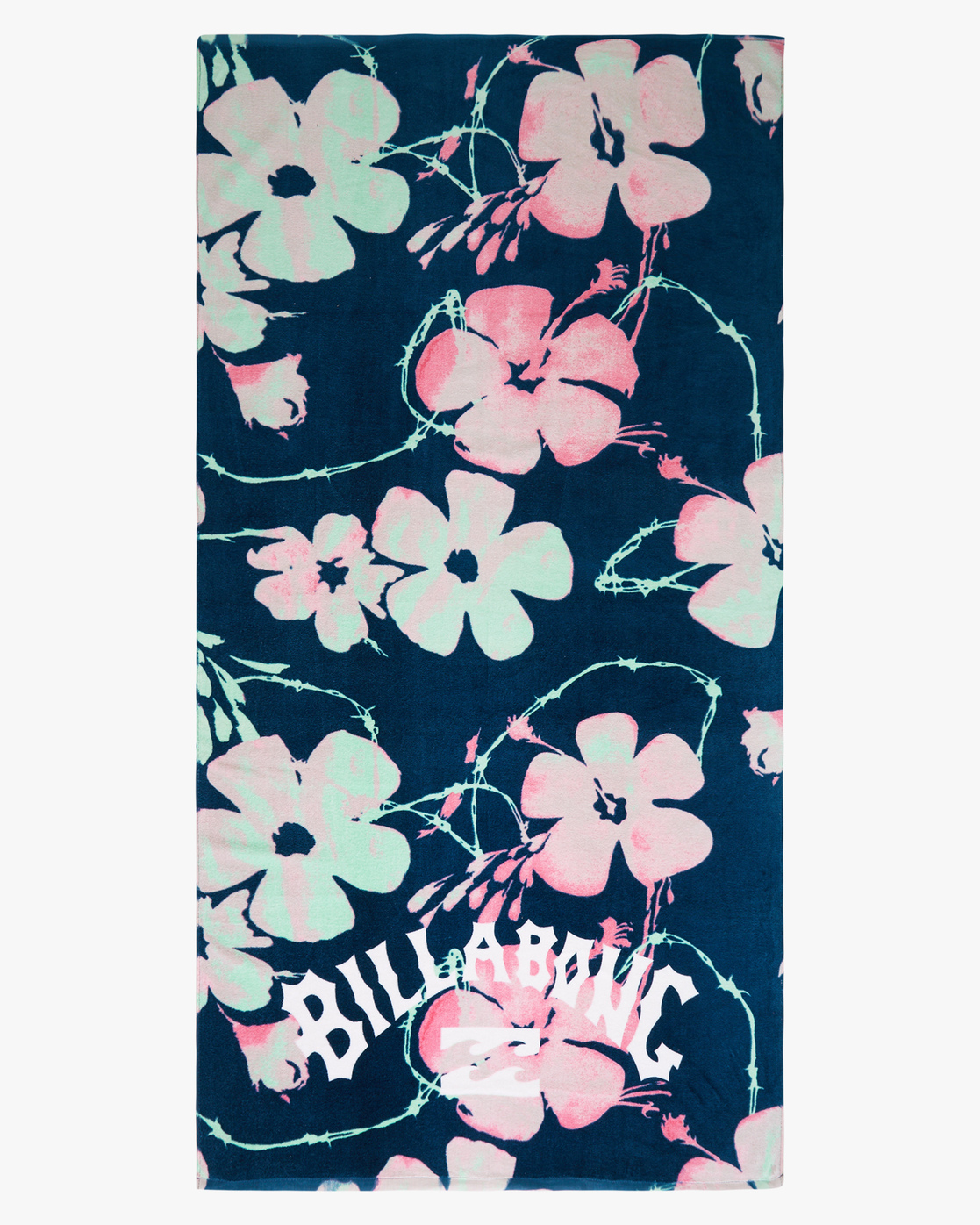 Grey New Billabong Waves Beach Towel 