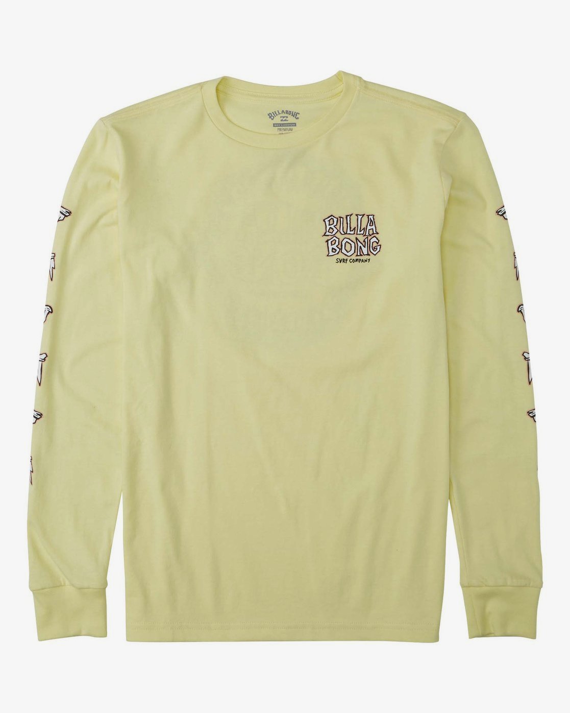 yellow billabong t shirt