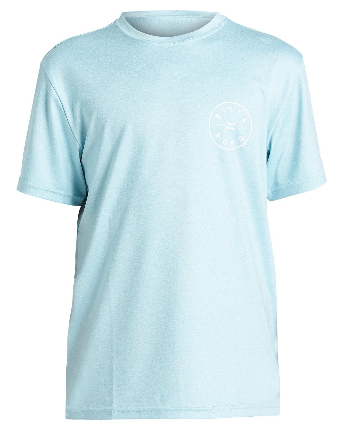 Billabong Mens Rotor Loose Fit Short Sleeve Rashguard XL Coastal Blue Heather