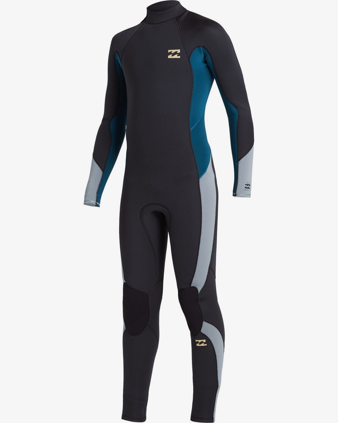 Billabong Boys Foil 3//2 Back Zip Spring Suit