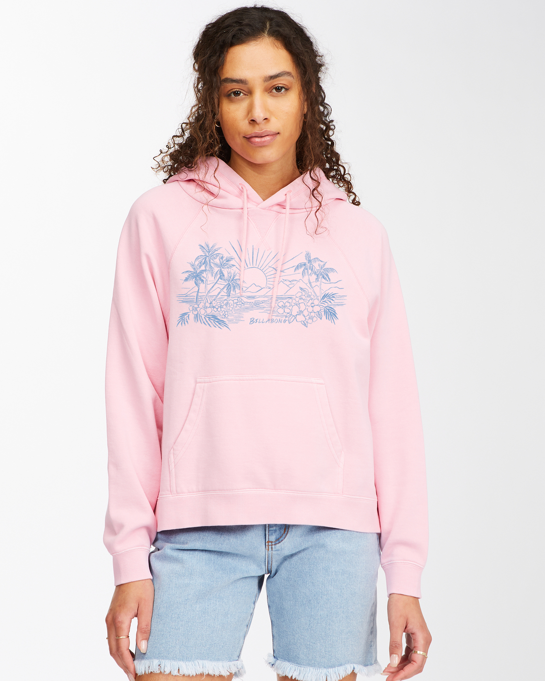 billabong pink hoodie
