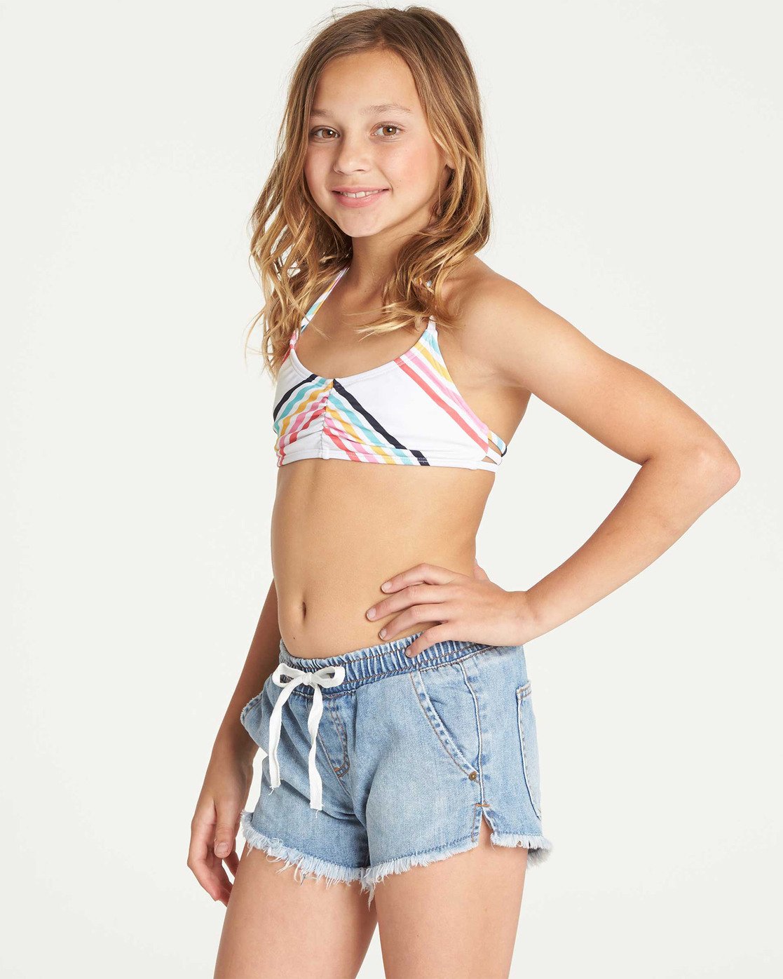 tween jean shorts