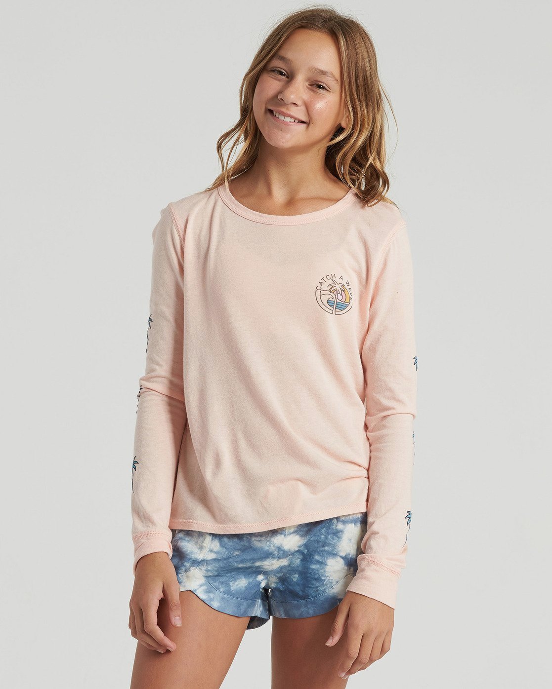 Girls Catch A Wave Long Sleeve T Shirt G43bca Billabong